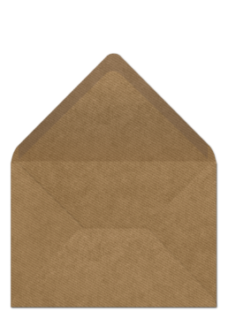 Svadobná obálka v sete Craft minimal